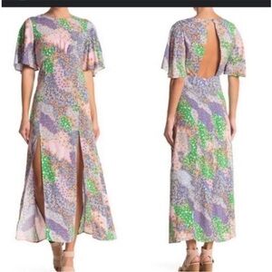 NWT Topshop Floral Multi-Color Maxi Dress